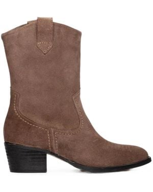 Clarks Octavia Suede Boots - Brown