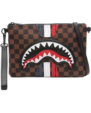 Sprayground Machine Francaise Limited Edition Clutch Bag - Black