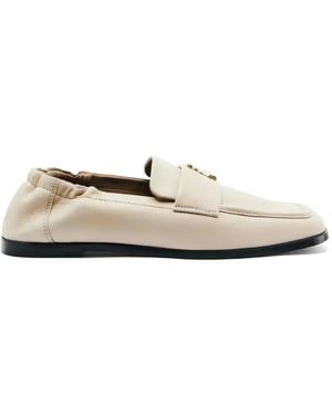 Patrizia Pepe Square-Toe Loafers - White
