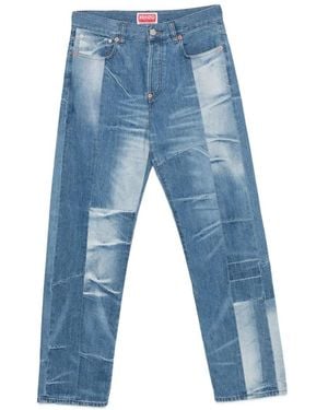 KENZO Paneled Jeans - Blue