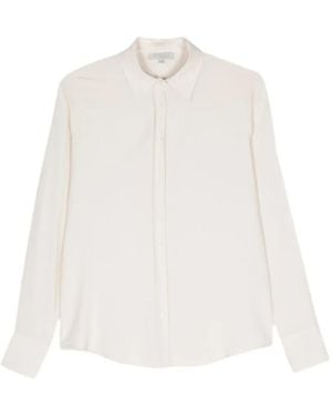 Antonelli Crepe-Texture Shirt - White