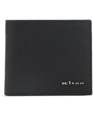 Kiton Leather Wallet - Black