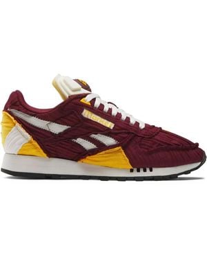 Reebok X The Pump Classic "maroon/yellow" スニーカー - ブラウン