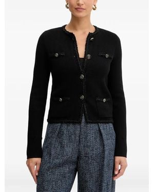 Twinset Buttoned Trim Jacket - Black