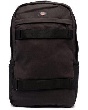 Dickies Logo-Patch Zipped Backpack - Black