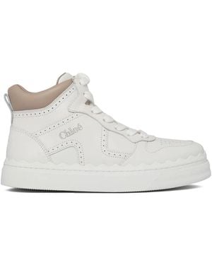 Chloé Sneakers Con Dettaglio Traforato - Bianco