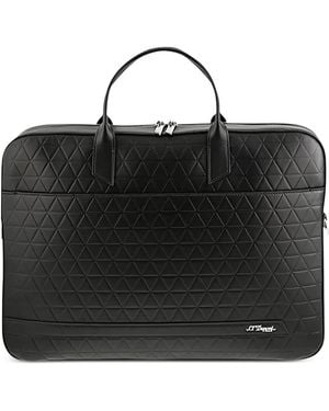 ST Dupont Firehead Leather Document Holder - Black