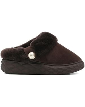 Jimmy Choo Diamond Maximoff Mules - Brown
