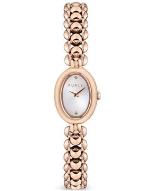 Furla Oval Case 26Mm Watch - Metallic