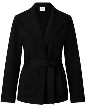 Bogner Benisha Belted Jersey Blazer - Black