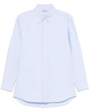 Moncler Logo-Patch Shirt - White