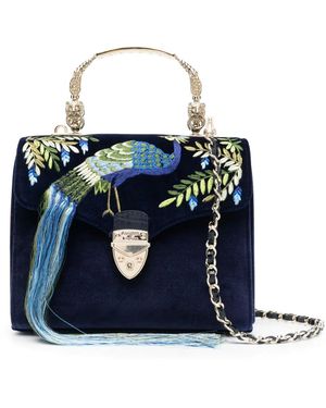 Aspinal of London Midi Mayfair Top-Handle Bag - Blue