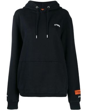 Heron Preston Sudadera Con Capucha Y Parche Del Logo - Negro