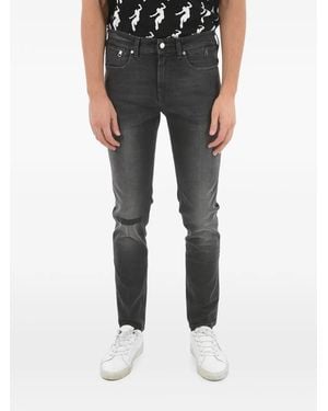 Neil Barrett Skinny Fit Faded Jeans - Black