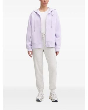 adidas By Stella McCartney Logo-Print Zip-Up Hoodie - White