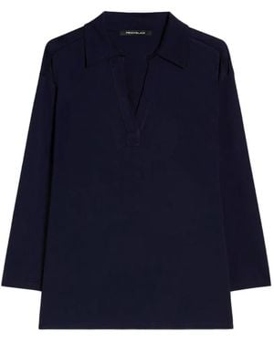 Pennyblack Blouse À Col V - Blue