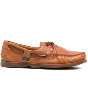 Paraboot Leren Bootschoenen Met Veters - Bruin