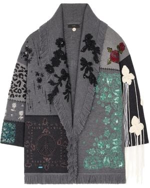 Alanui Cardigan Midnight - Gris