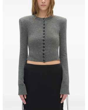 Ann Demeulemeester Jate Wollcardigan - Grau