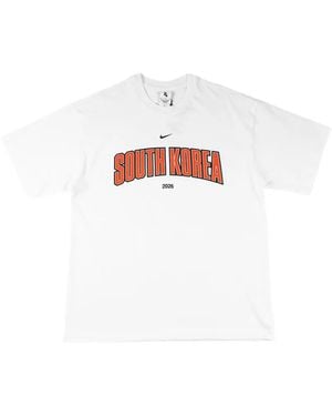 Nike South Korea Logo-Print T-Shirt - White