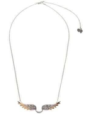 Zadig & Voltaire Rock Feather Halskette - Weiß