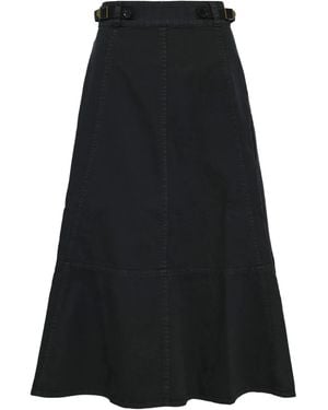 Ulla Johnson Falda Finely con cinturón - Negro