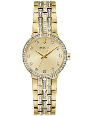 Bulova Crystal Armbanduhr 29Mm - Mettallic