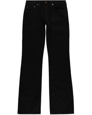 Agolde Vaqueros Bootcut De Talle Bajo - Negro