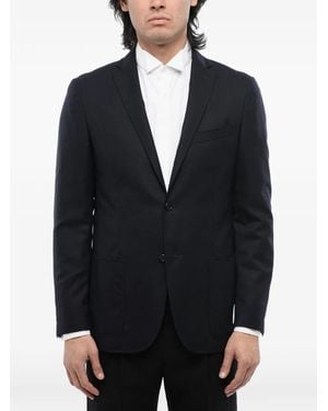 Corneliani Single-Breasted Blazer - Blue