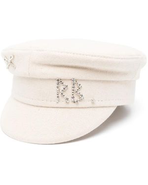 Ruslan Baginskiy Cappello Baker Boy Con Decorazione - Neutro