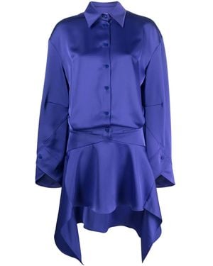 The Attico Mischa Mini Dress - Blue