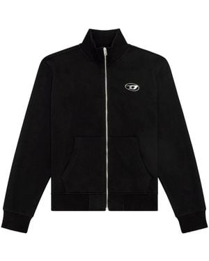 ★送関込み★ Diesel S-Wafy-zip sweatshirt DIESEL Sweatshirt S-Wafy-Zip in Black for Men | Lyst