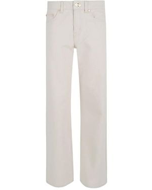 Cult Gaia Rosella Jeans mit Gürtelschlaufe - Weiß