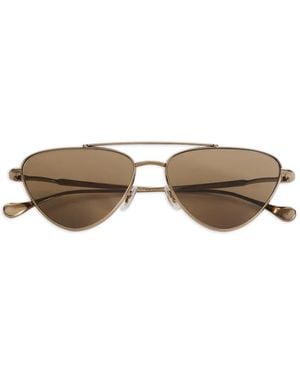 Jil Sander Pilot-Frame Sunglasses - Metallic