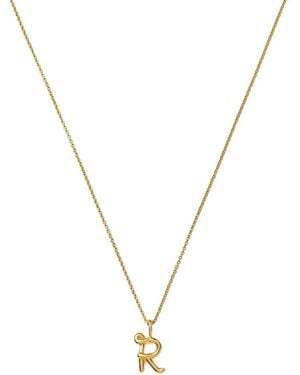 Missoma Initial Pendant Necklace - Metallic