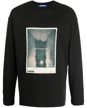 Spoonyard Inuit Ultima Thule Cotton T-Shirt - Black