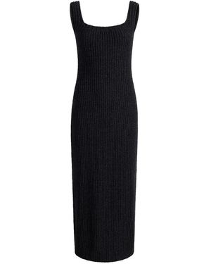 KHAITE Midi Sleeveless Dress - Black
