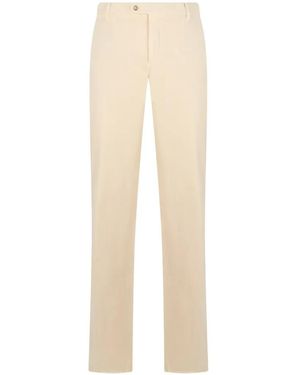 Fedeli Pantaloni Sartoriali Slim - Bianco