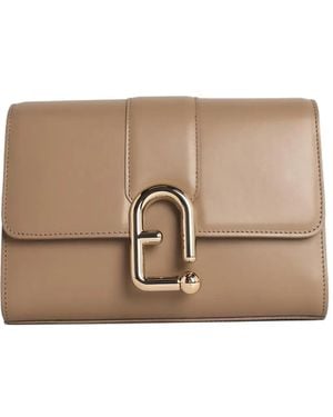 Furla Small Urban S Leather Crossbody Bag - Brown