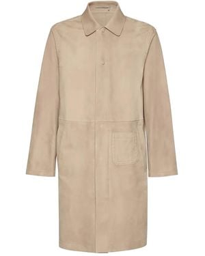 Ferragamo Cappotto Monopetto - Neutro