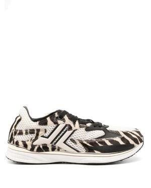Lanvin Logo-embroidered Trainers - White