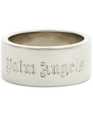Palm Angels Ring mit Logo - Weiß