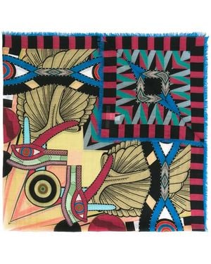 Givenchy Fular Con Estampado Abstracto - Multicolor