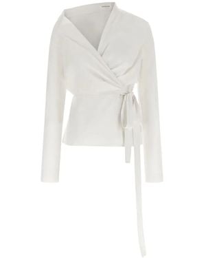 ARMARIUM Thalassa Wrap Blouse - White