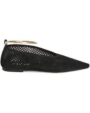Jil Sander Slip On Ballet Flats - Black