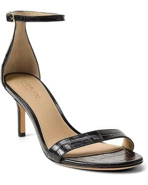 Ralph Lauren Allie Ankle-Strap Sandals - Metallic