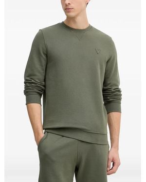 Guess Sudadera Con Parche Del Logo - Verde
