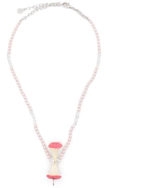 YVMIN Apple Core Necklace - White