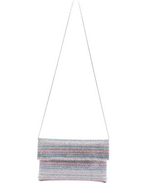 Twentyfourhaitch Nyalis Embellished Clutch Bag - White