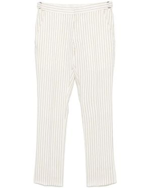 Tom Ford Gestreifte Hose - Weiß